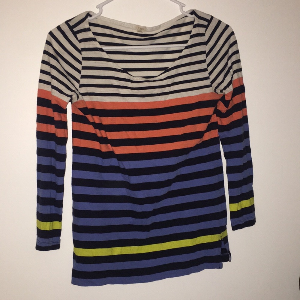 j crew mid sleeve tee